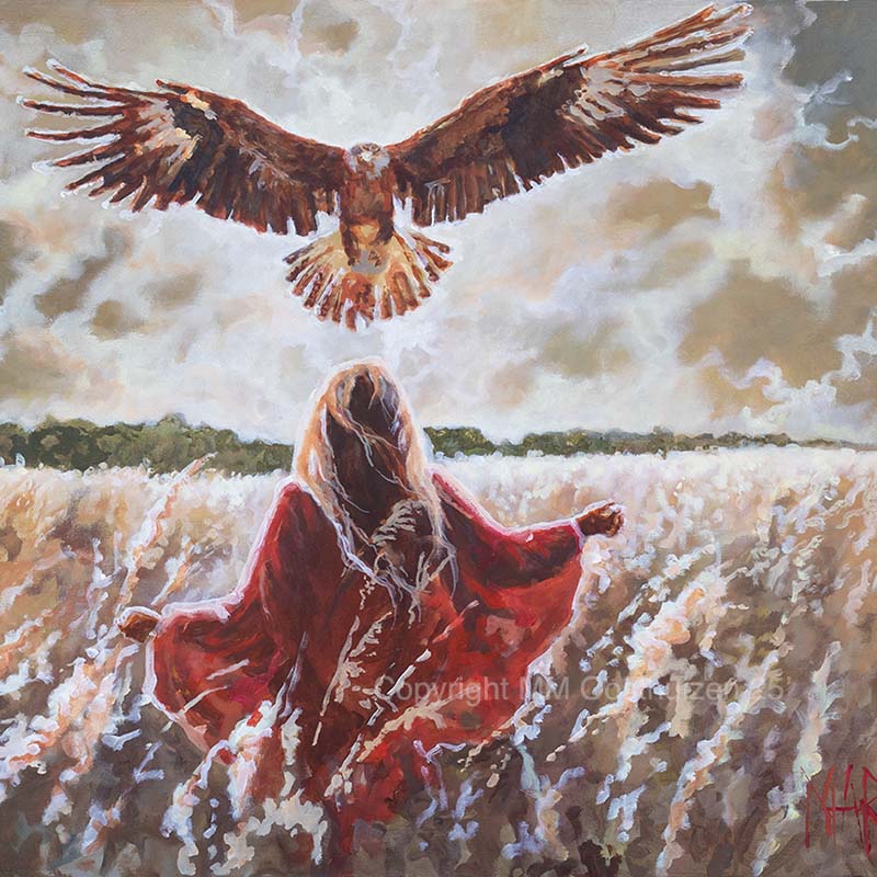 Rising Above the serpent faith canvas print by Maria Magdalena Oosthuizen