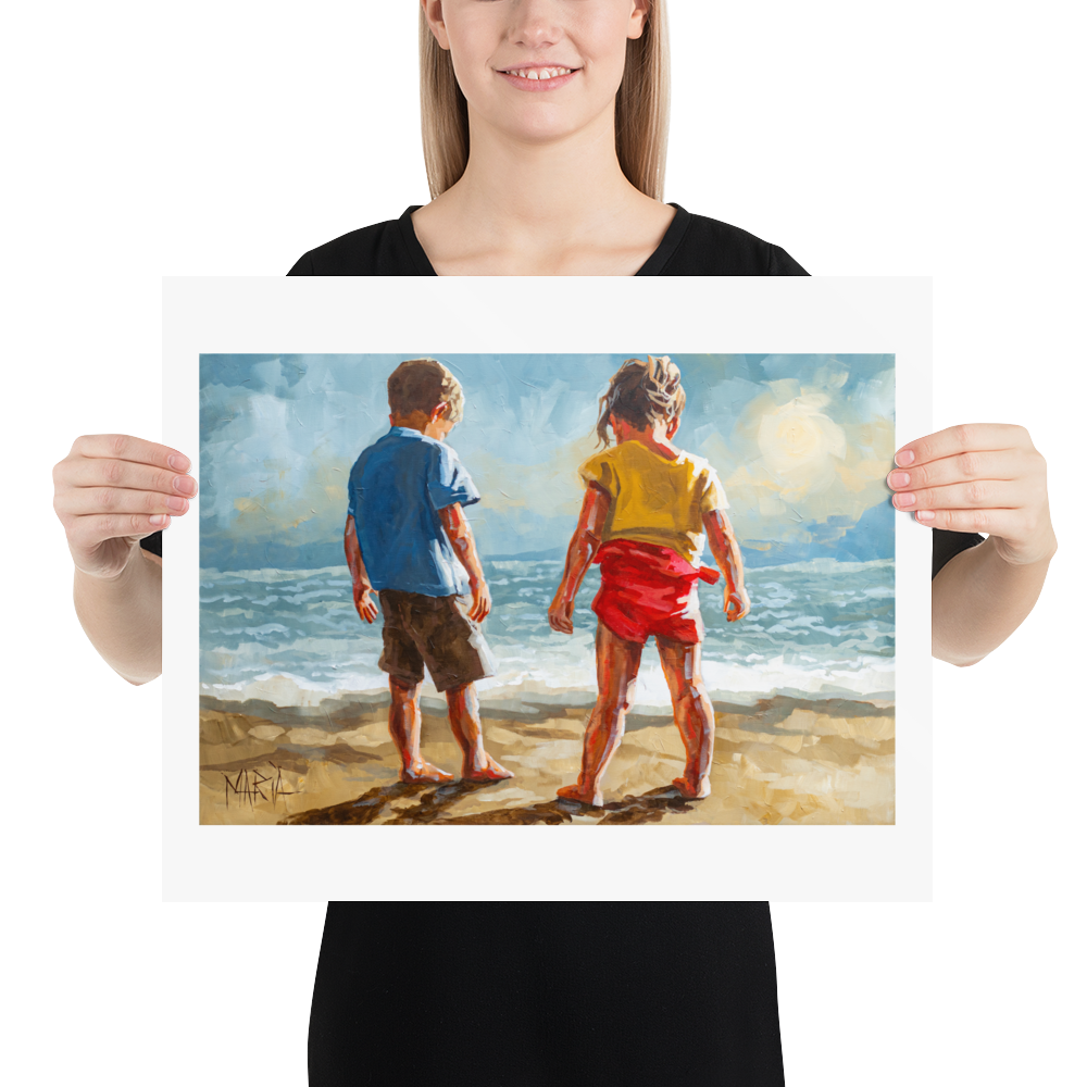 Jump when it comes | A2 Paper Print