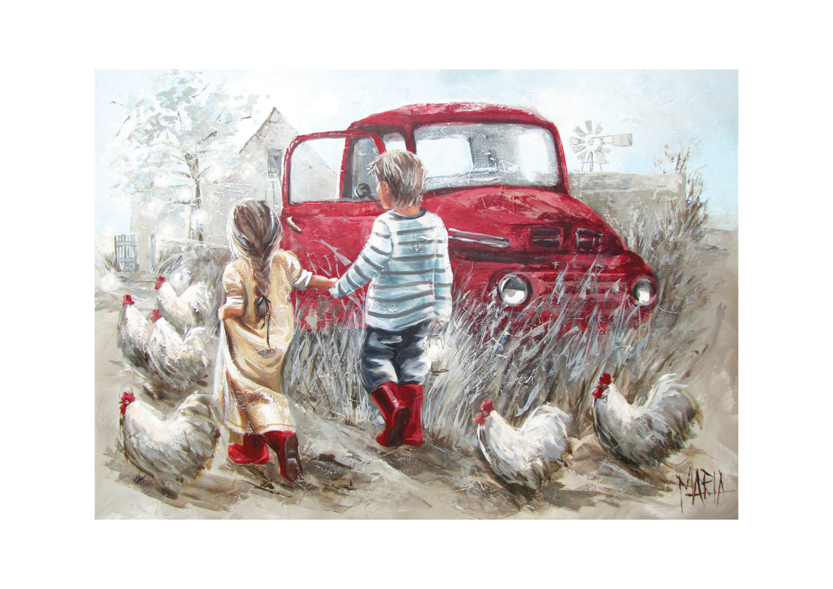 Skemer trokkie | A4 Paper Print