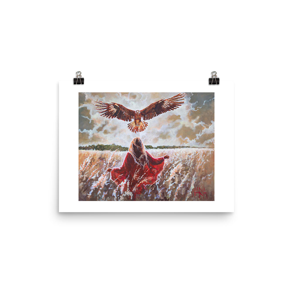 Rising above the serpent | A3 Paper Print
