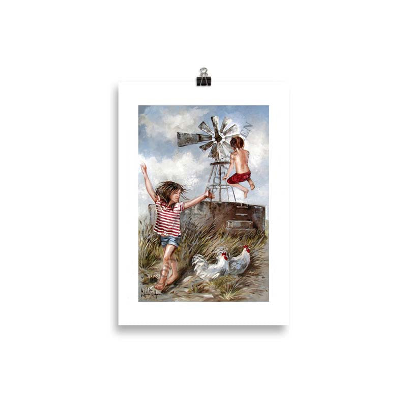 Created in His image | A4 Paper Print