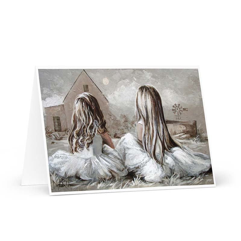 Troue op die plaas | Greeting card