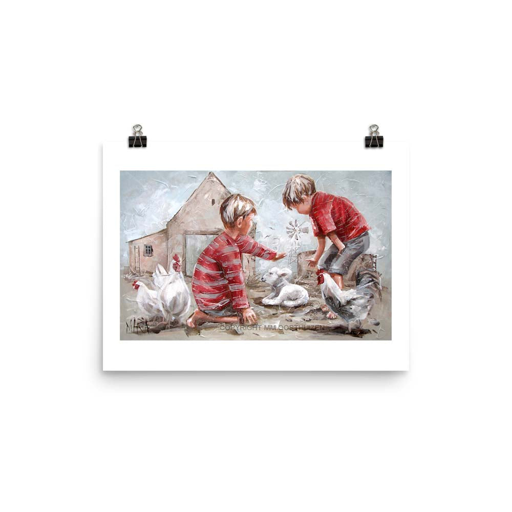 Oggend sorg | A3 Paper Print