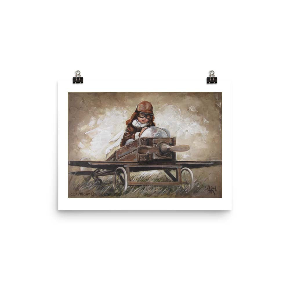 Wens ek kon vlieg | A3 Paper Print