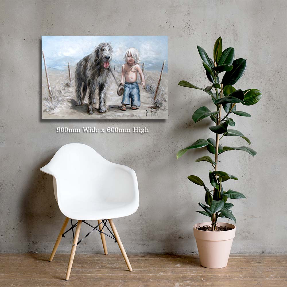 Uit op 'n leeujag | Canvas Prints