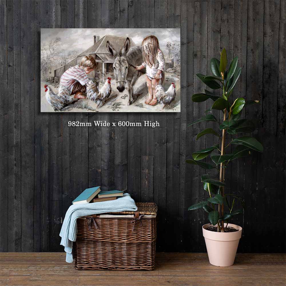 Die Klein Donkie | Canvas Print