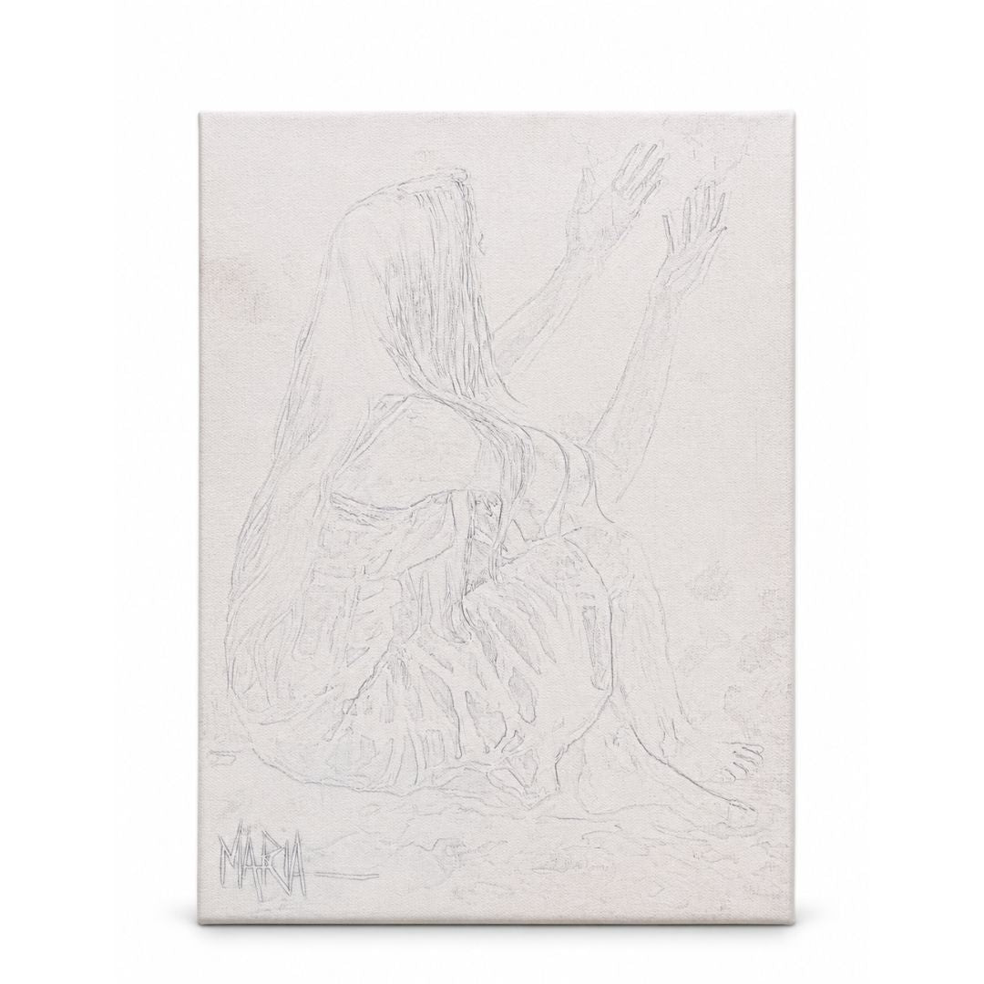 Maria Paint Kit – "Devotion" | A4 Canvas Painting Kit with Step-by-Step Guide | House of Maria