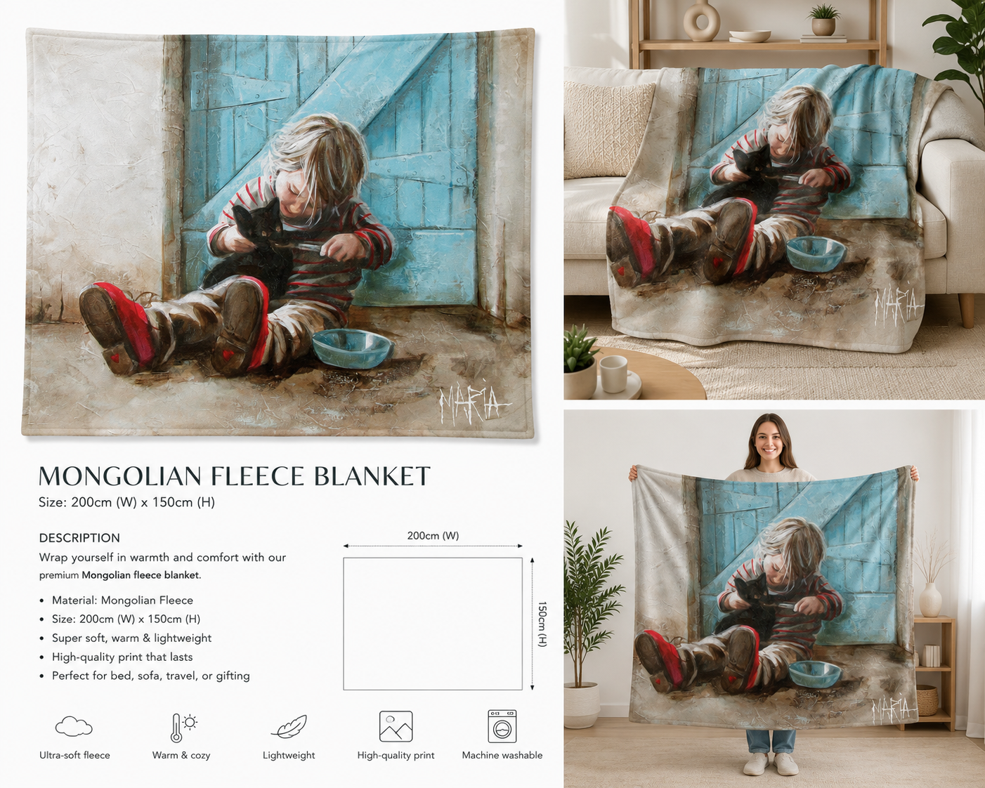 Laaste Happie | Fleece Blanket