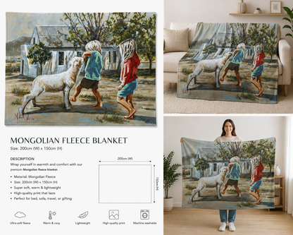 Speeltyd | Farm Scene Fleece Blanket