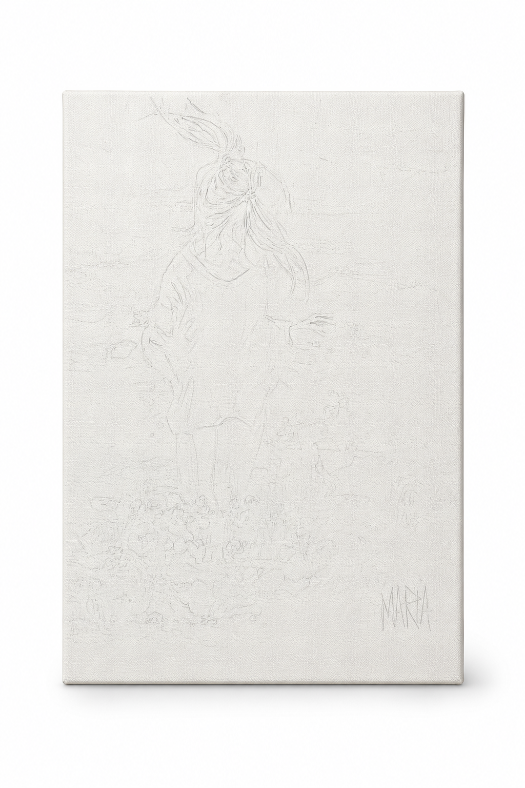 Maria Paint Kit – "Splash" | A4 Canvas Painting Kit with Step-by-Step Guide | House of Maria