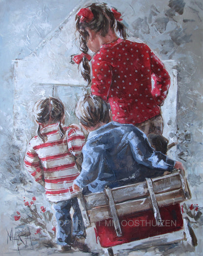 Net tot by die stoor | A4 Paper Print