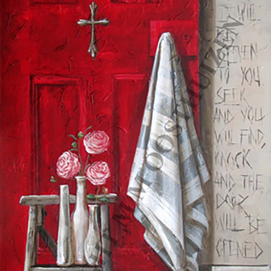 Knock and the door will be opened | A4 Paper Print