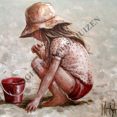 Beach fun | A4 Paper Print