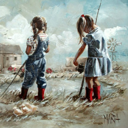 Let's go fishing | A4 Paper Print