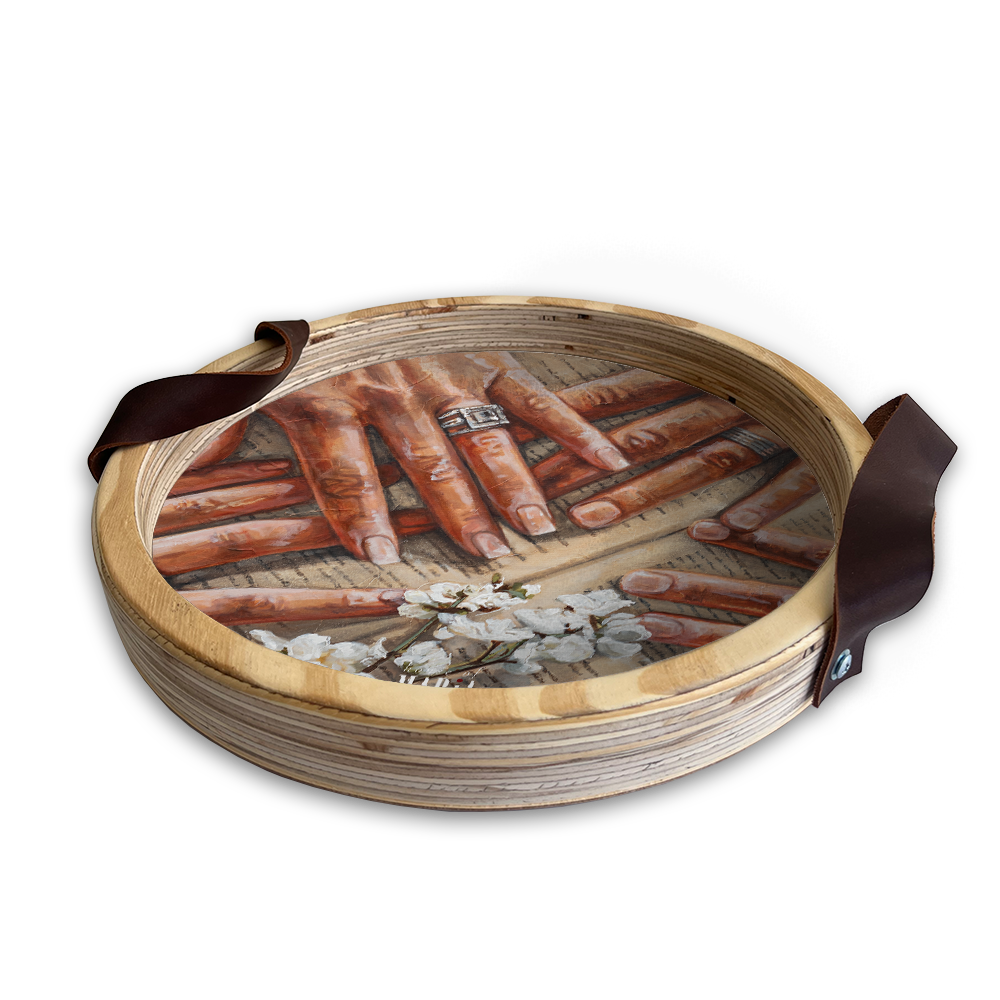 Fellowship | Round Serving Tray