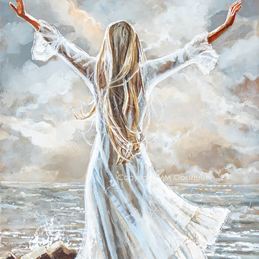 Blessed is she | A4 Paper Print