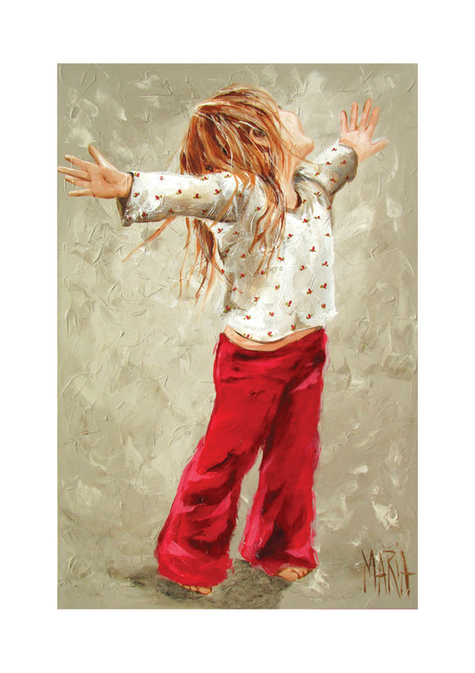Dancing girl| A3 Paper Print