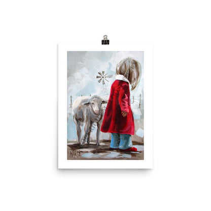 Following Sheep | A3 Paper Print