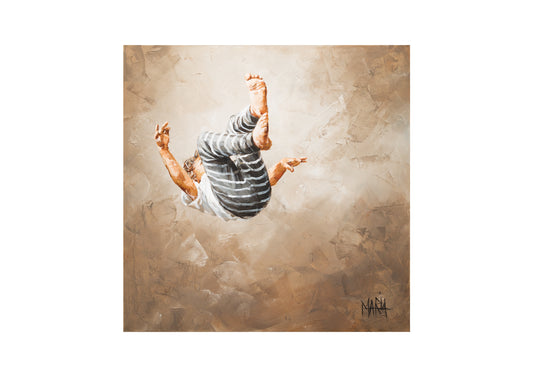 Free Fall A3 print fine art by Maria Magdalena Oosthuizen