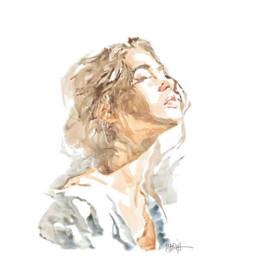 Feel the sun (2) | A3 Paper Print