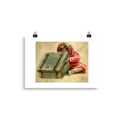 The suitcase | A4 Paper Print