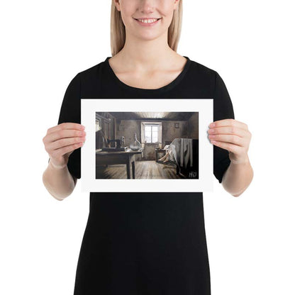Die kamer | A4 Paper Print