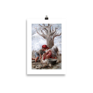 Speel onder die boom | A4 Paper Print