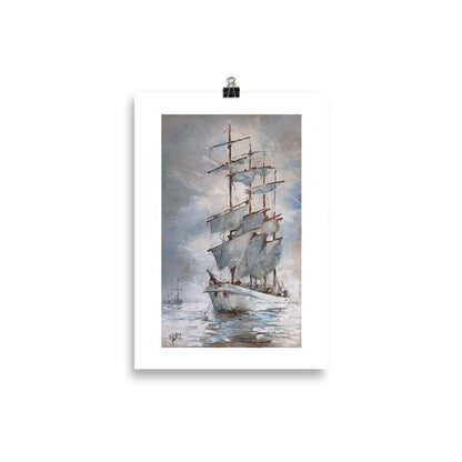 Strings of Grace on Holy waters | A4 Paper Print