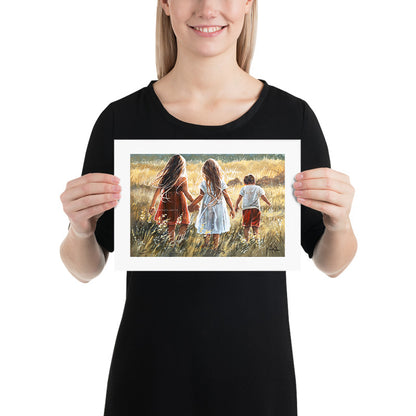 Snyman kinders | A4 Paper Print
