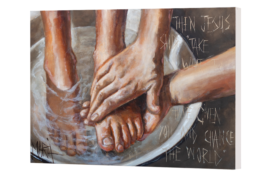 Washing Feet | Maria Blox