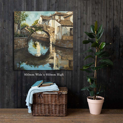 Corfu Lakeside (2)| Canvas Prints