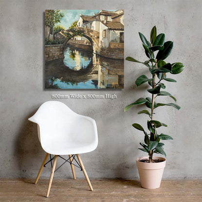 Corfu Lakeside (2)| Canvas Prints