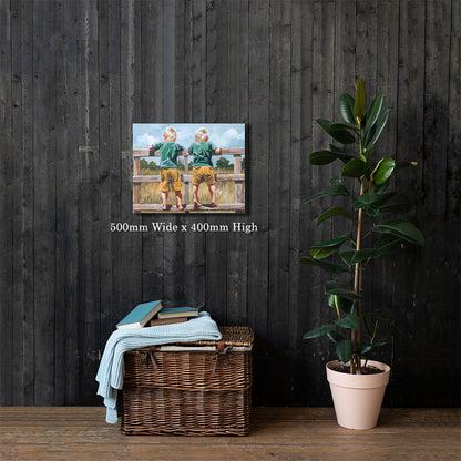 Springbokkies op die heining | Canvas Prints