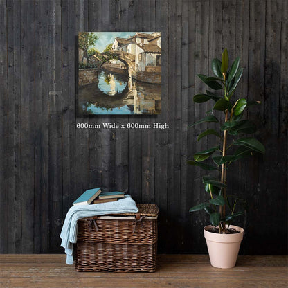 Corfu Lakeside (2)| Canvas Prints