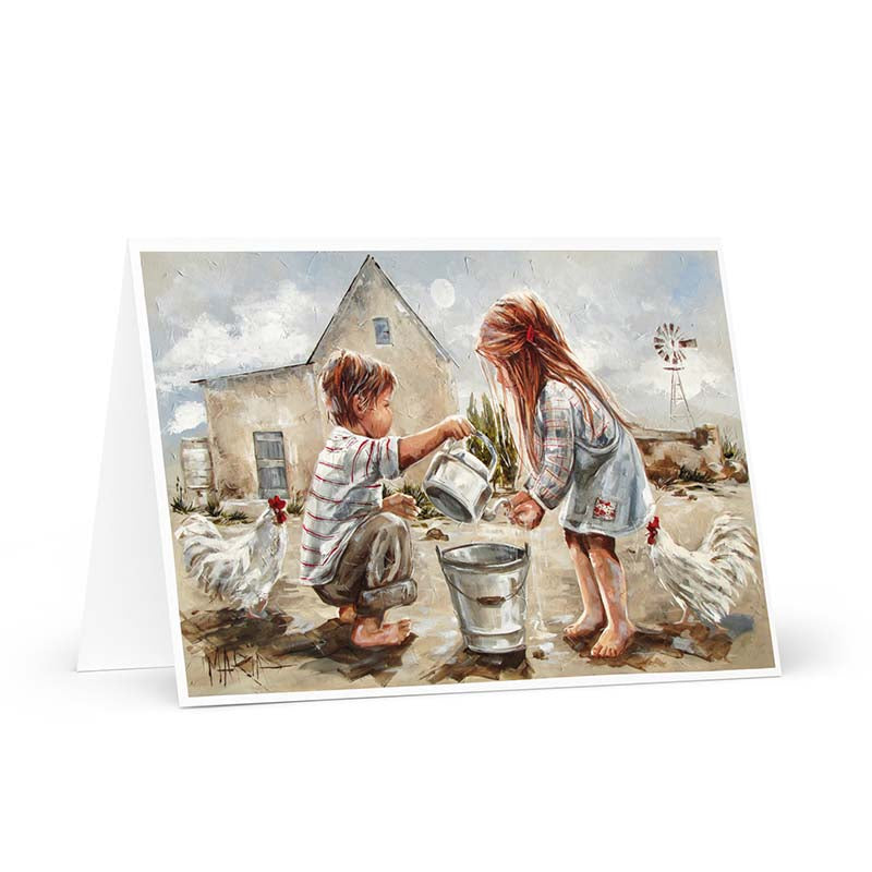 Handjies was | Greeting card