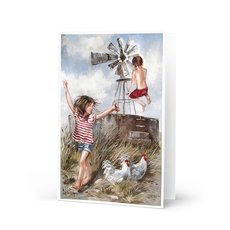 Created in His image | Greeting card