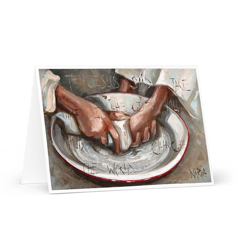 Voetewas | Greeting card