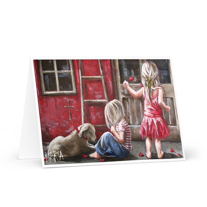 Window shopping | Greeting card
