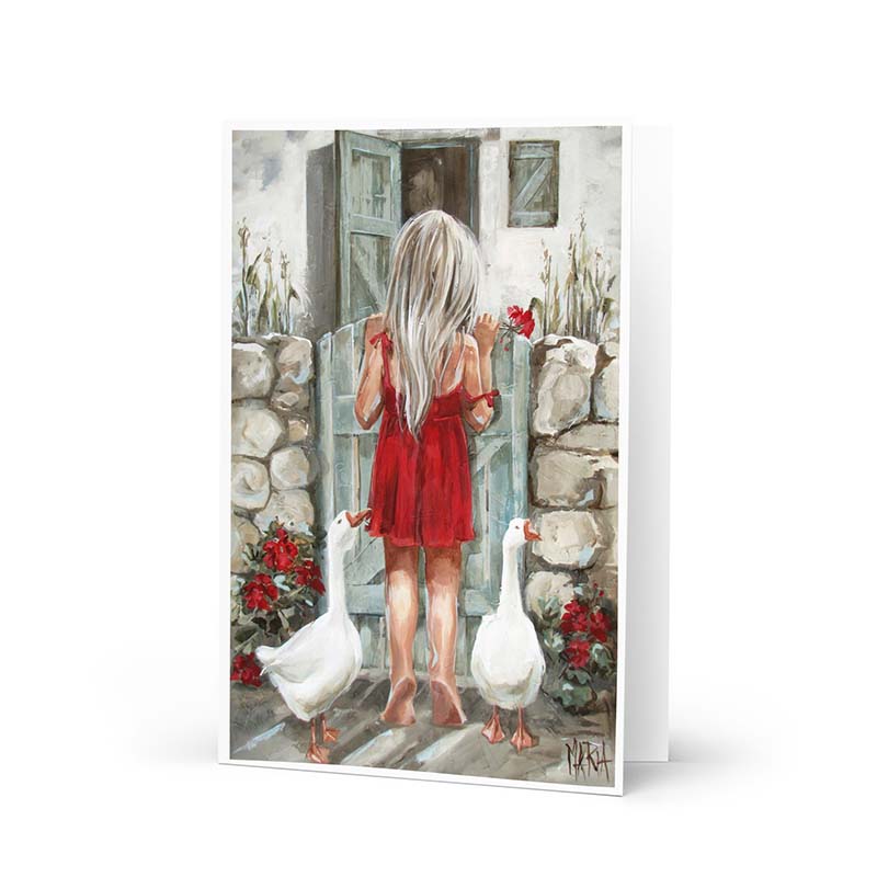 Die  groen deur | Greeting card