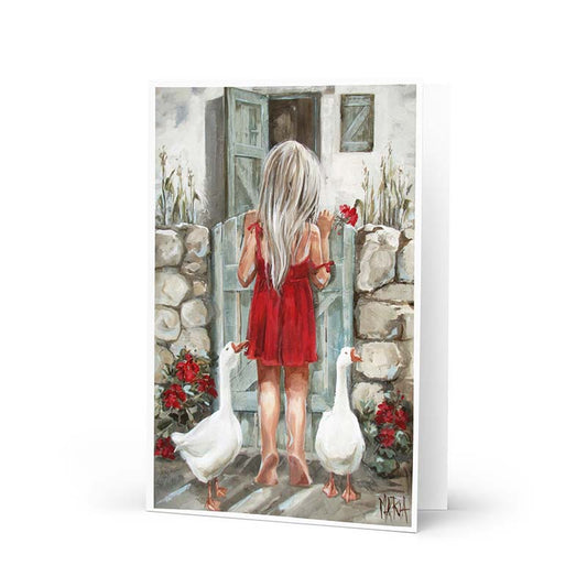 Die  groen deur | Greeting card