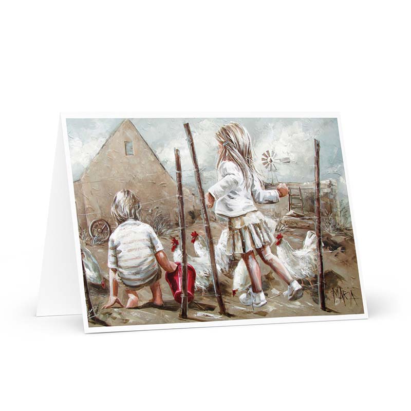 Karoo plaas | Greeting card