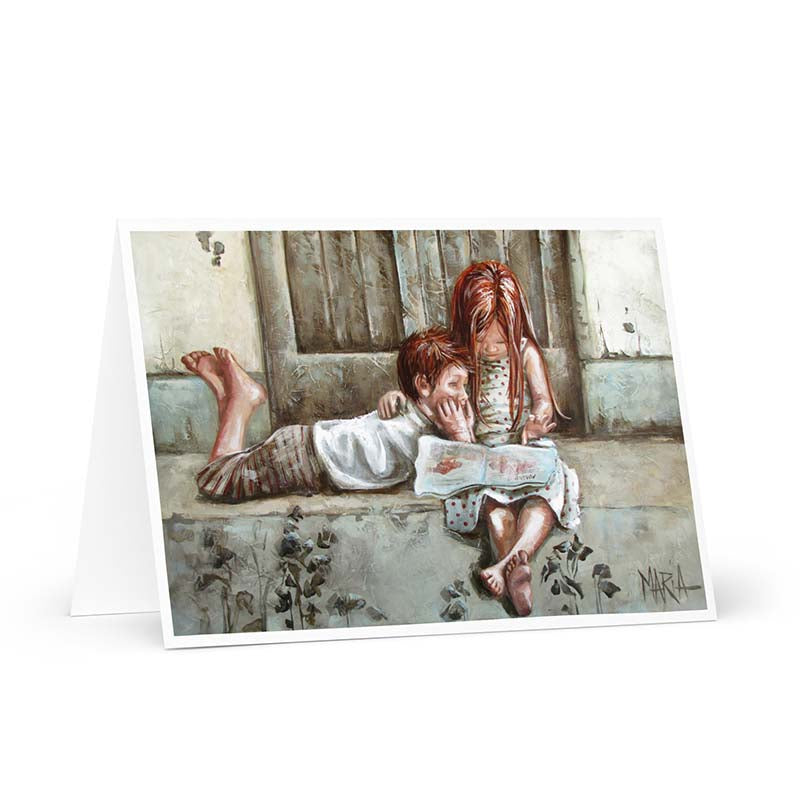 Lees op die soep | Greeting card