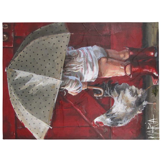 Red Boots | Fleece Blanket