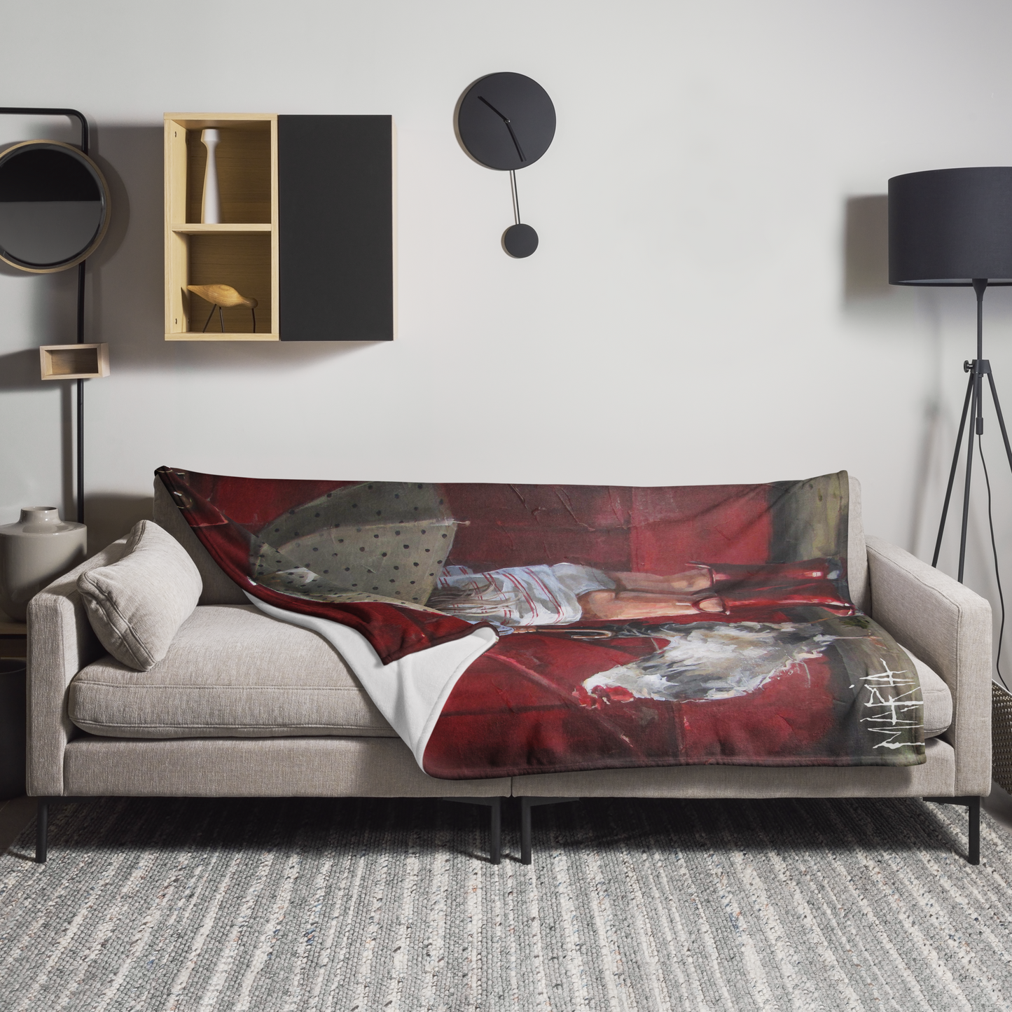 Red Boots | Fleece Blanket