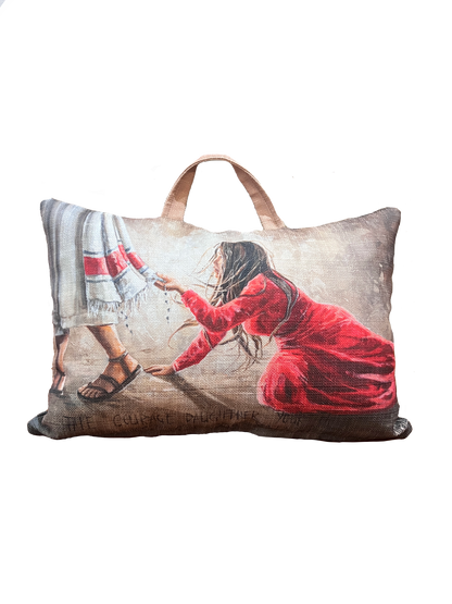 Prayer Cushion |  Touching the hem