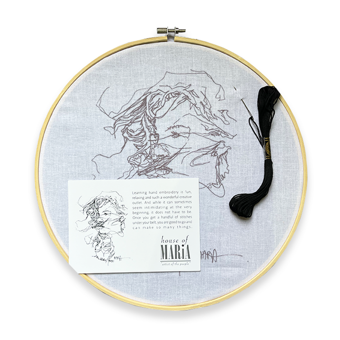 Windy Hair | Embroidery Kit