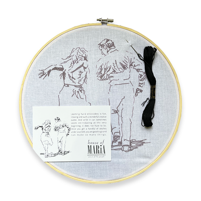 Couple dancing | Embroidery Kit
