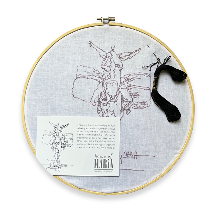 Donkey Loaded | Embroidery Kit