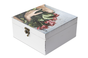 Red Roses | Wooden Box