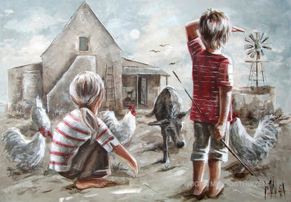 Op 'n dag | Canvas Prints